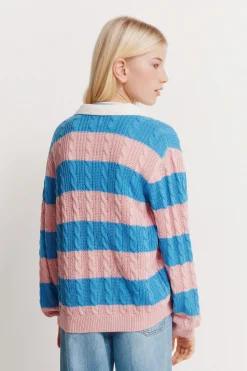 Jersey polo rayas ni&ntilde;a