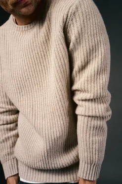 Jersey punto perlado lana