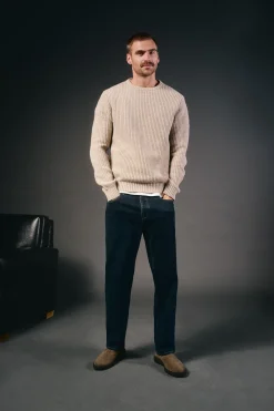 Jersey punto perlado lana