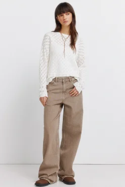 Jersey punto pointelle