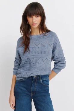 Jersey punto pointelle