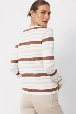 Jersey punto rayas