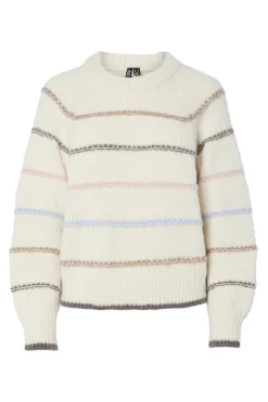 Jersey punto rayas cuello redondo