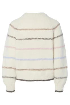 Jersey punto rayas cuello redondo