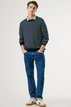 Jersey Punto Rayas Fit Regular