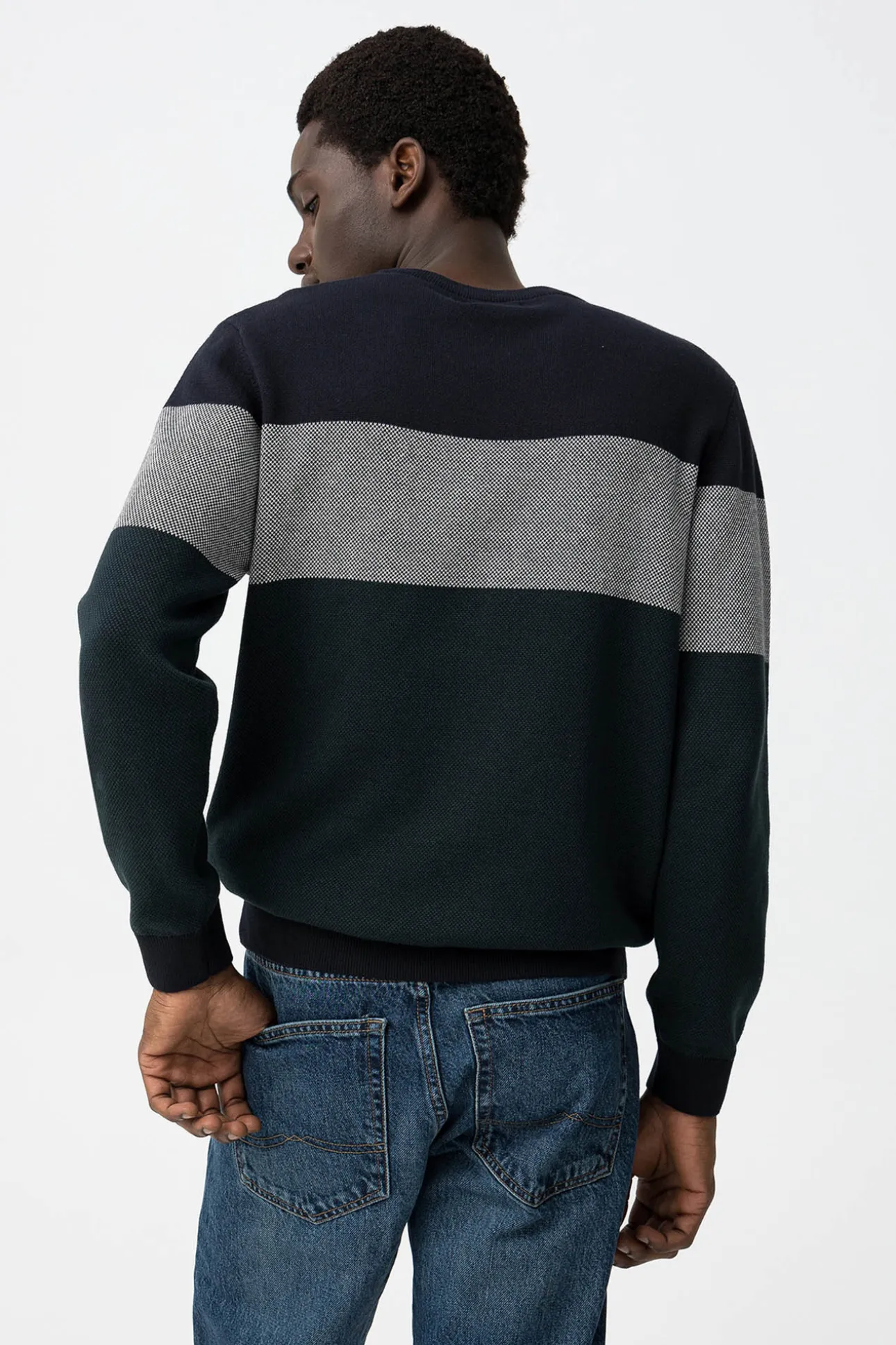 Jersey punto tricolor