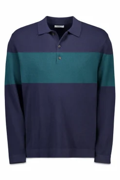 Jersey raya cuello polo