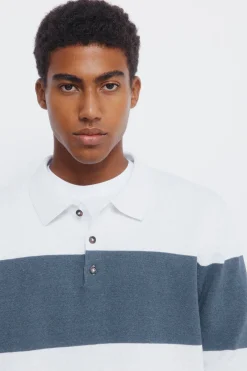 Jersey raya cuello polo