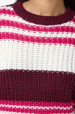 Jersey rayas cuello redondo