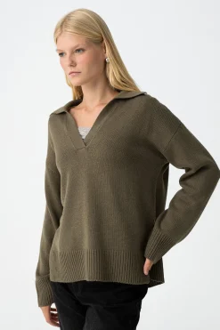 Jersey Relaxed con Cuello