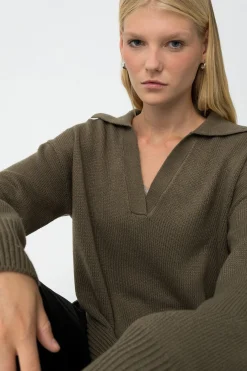 Jersey Relaxed con Cuello