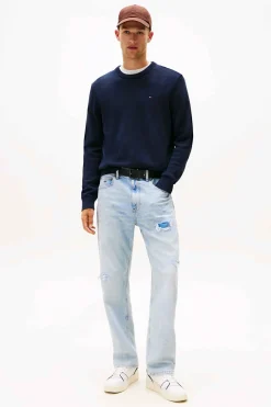 Jersey slim de cuello caja