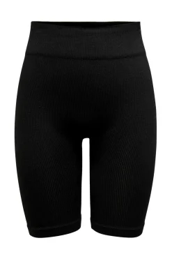 Legging ciclista seamless negro canal&eacute;