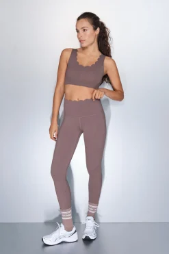 Leggings COMPRESSIVE largo marr&oacute;n