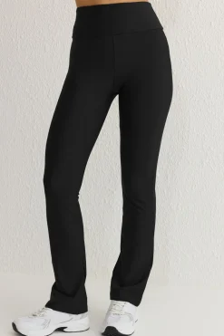 Leggings deportivos flare tiro alto