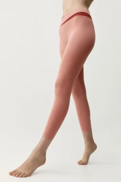 Leggings deportivos Kate coral/rojo