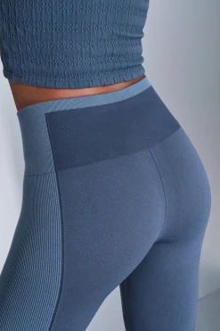 Leggings largos SEAMLESS COMFORT azul