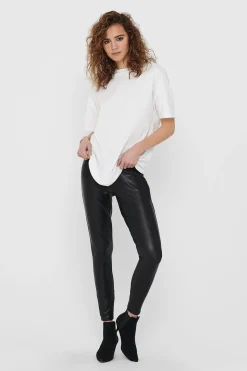 Leggins de mujer liso encerado