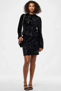 Minifalda de lentejuelas