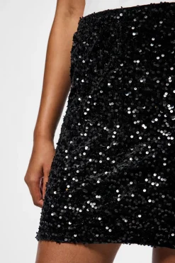 Minifalda de lentejuelas