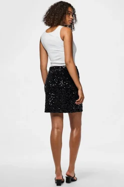 Minifalda de lentejuelas