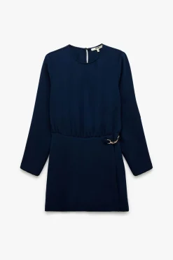 Minivestido de manga larga