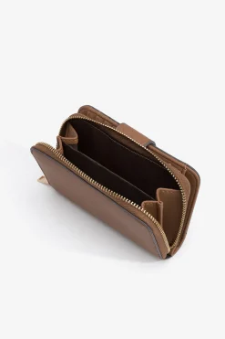 Monedero con solapa bicolor