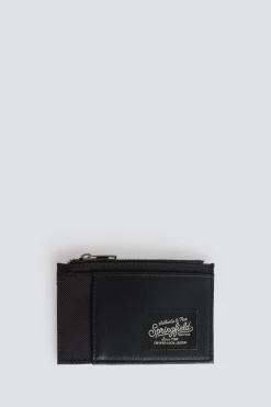 Monedero tarjetero efecto piel bicolor