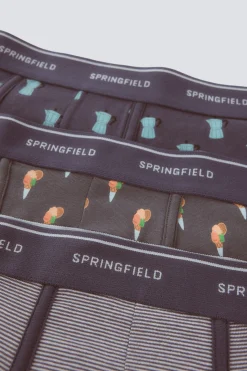 Pack 3 boxers caf&eacute; con helado