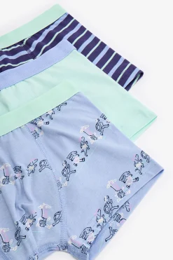 Pack 3 boxers dino rayas