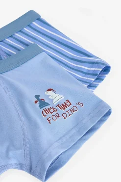 Pack 2 boxers dino rayas