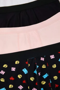 Pack 3 boxers lisos de algod&oacute;n