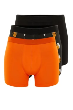 Pack 3 boxers lisos de algod&oacute;n