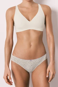 Pack 7 bragas cl&aacute;sicas algod&oacute;n estampado flores