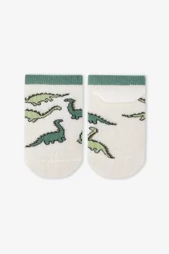 Pack 3 calcetines cortos dino rayas