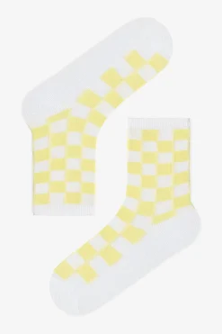 Pack 3 calcetines tobilleros cuadros