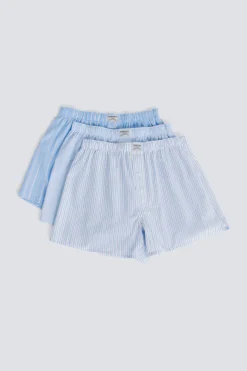 Pack 3 calzoncillos rayas azules