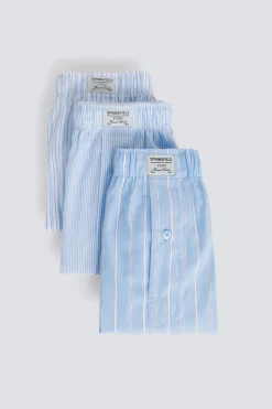 Pack 3 calzoncillos rayas azules