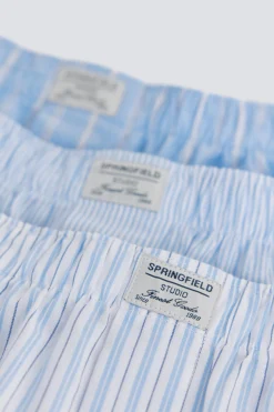 Pack 3 calzoncillos rayas azules