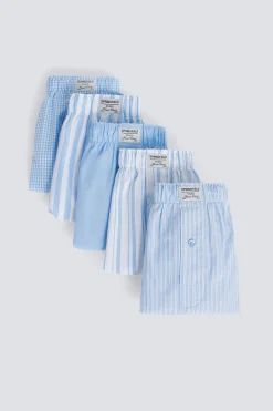 Pack 5 calzoncillos rayas azules