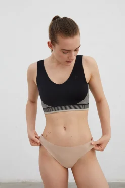 Pack 2 tangas nude laser cut