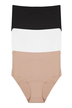 Pack de 3 bragas altas invisibles