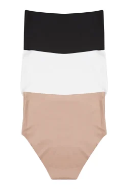 Pack de 3 bragas altas invisibles