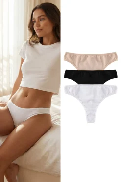 Pack de 3 bragas brasileñas