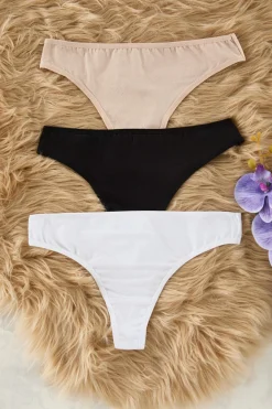 Pack de 3 bragas brasile&ntilde;as