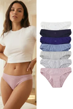 Pack de 7 bragas cl&aacute;sicas semanales