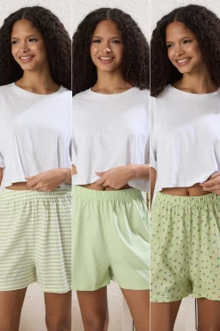 Pack de 3 pantalones cortos de pijama