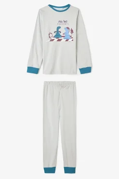 Pack de 2 pijamas largos de dinosaurios Chess Time para ni&ntilde;os