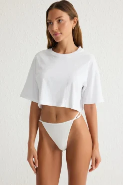 Pack de 3 tangas canal&eacute; detalle coraz&oacute;n