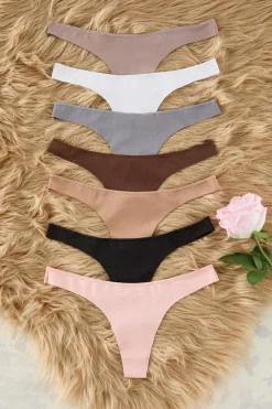 Pack de 7 tangas sin costuras